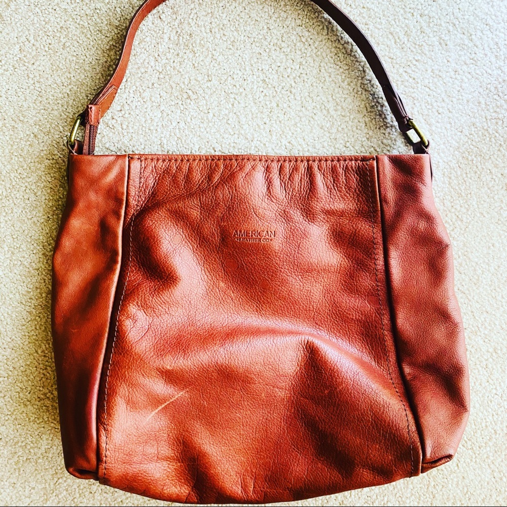 American Leather tote bag